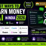 earn money with AI in India 2026 — 15 tools compared
