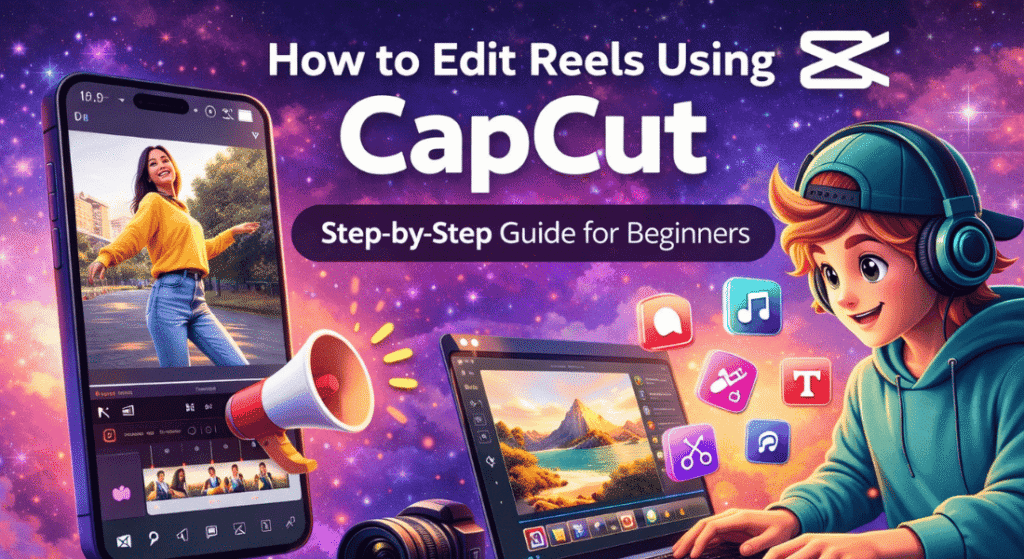 How to Edit Reels Using CapCut (Step-by-Step Guide for Beginners)