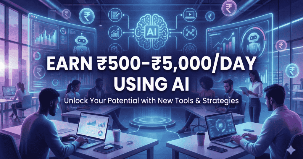 Earn ₹500–₹5,000/Day Using AI (2026 Guide)