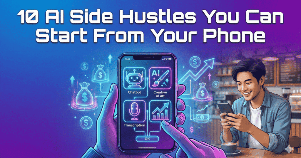 AI Side Hustles for Students in India 2026 | ₹15K-₹50K/Month Part-Time