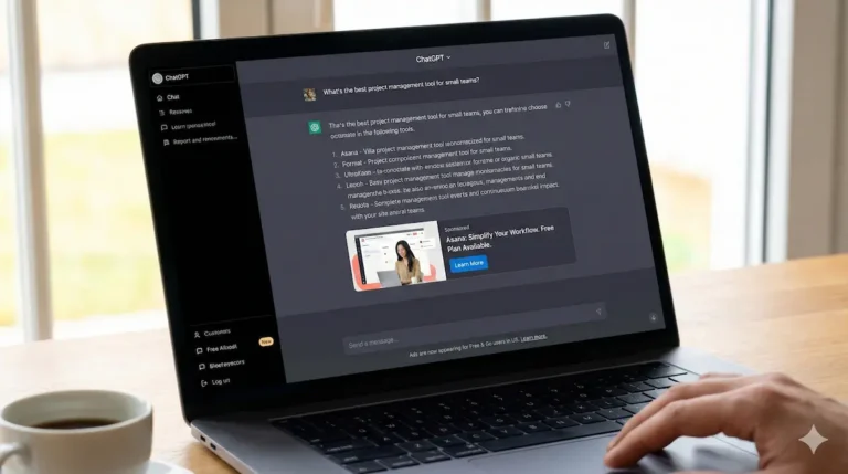 ChatGPT now shows ads to free users - sponsored content appearing in AI responses