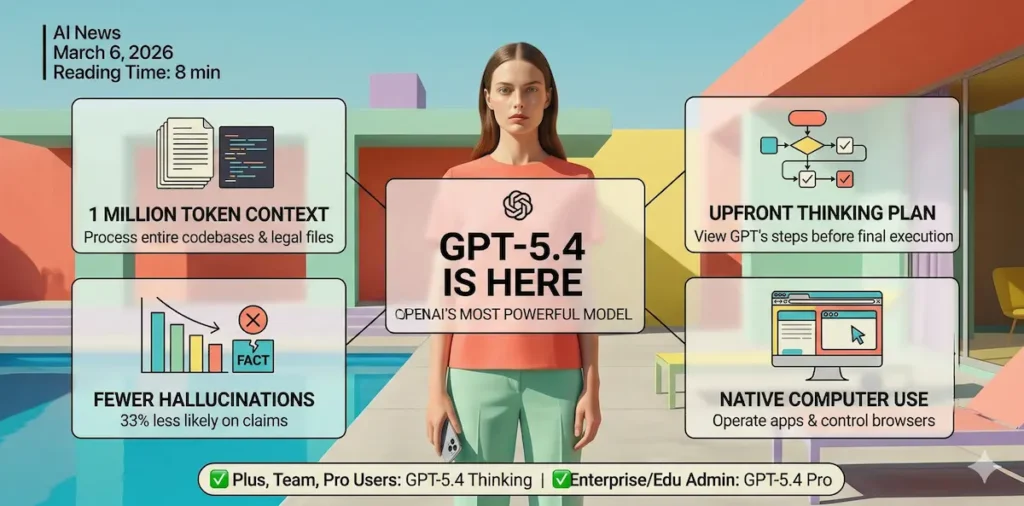 GPT-5.4 Is Here: OpenAI's Most Powerful Model — Features, Upgrades & Who Should Use It