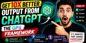 The GPS Framework: Stop Accepting ChatGPT's First Answer (It's Never the Best One)