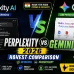 perplexity ai vs gemini 2026 — comparison of features, pricing and use cases for India