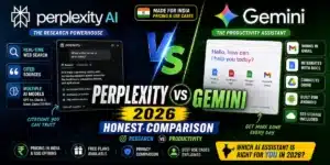 perplexity ai vs gemini 2026 — comparison of features, pricing and use cases for India