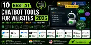 best ai chatbot tools for websites 2026 — tested and compared india us pricing