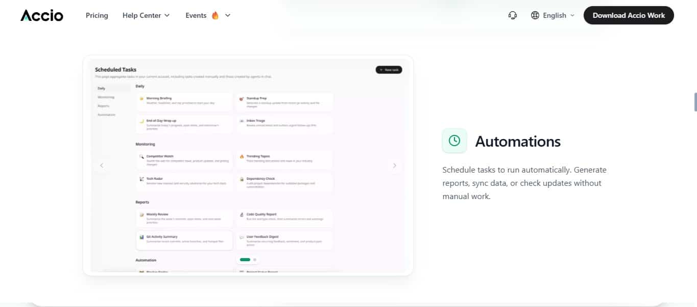 Accio Work AI agent team setup — Shopify operator E-commerce mind Coder agents