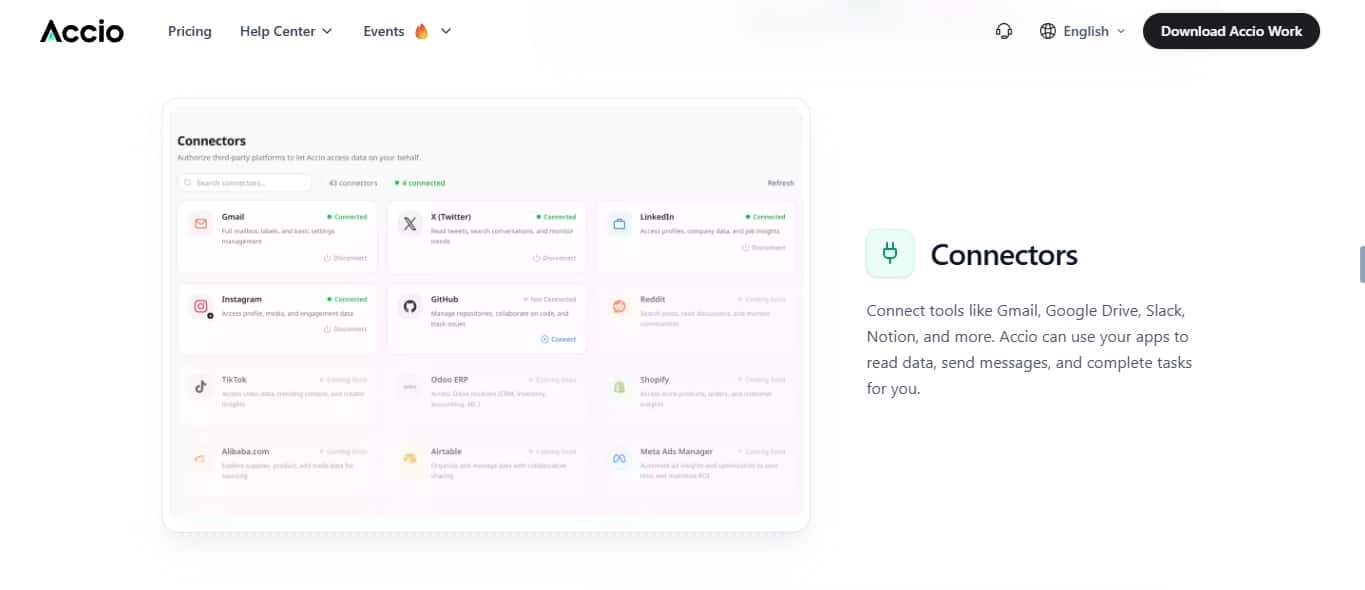 Accio Work AI agent Shopify store build 2026 — live D2C storefront created from scratch