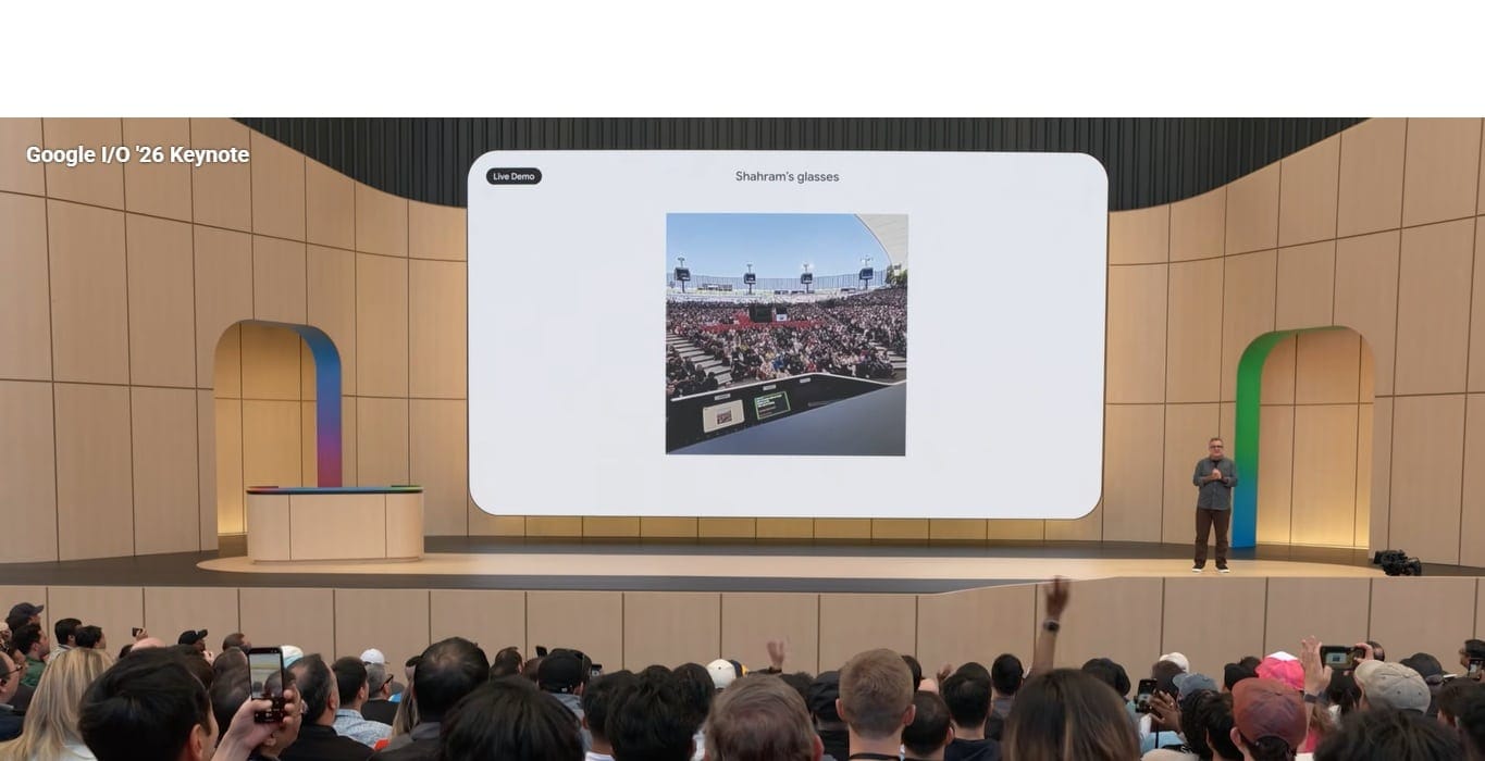 google io 2026 android xr smart glasses warby parker gentle monster demo