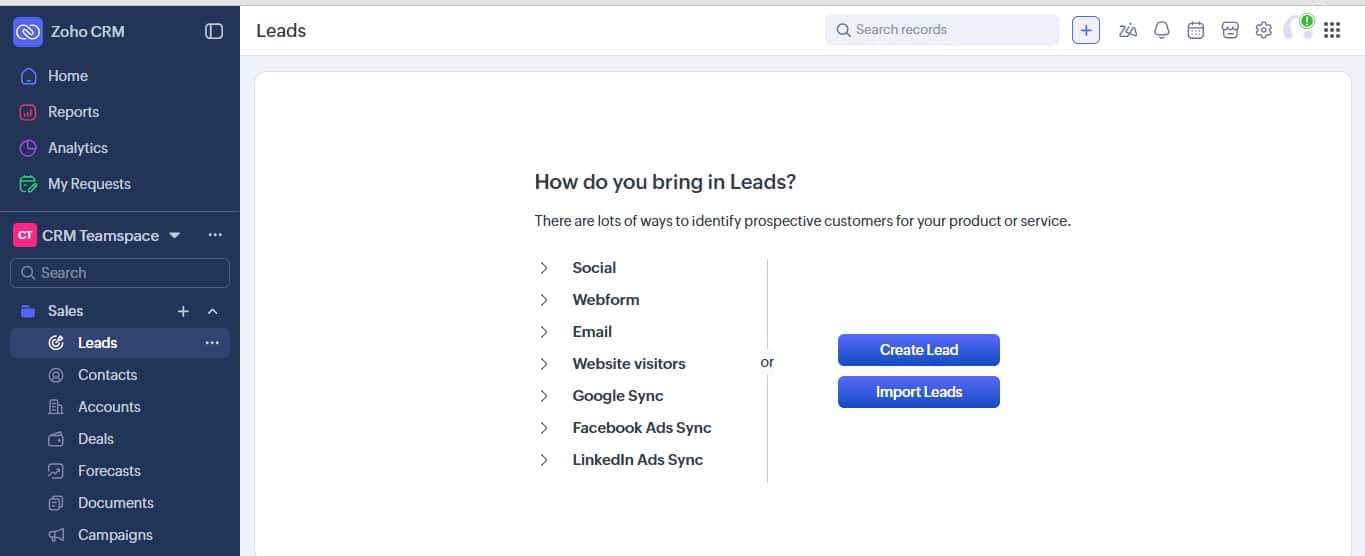 zoho crm zia ai lead scoring best ai crm india 2026