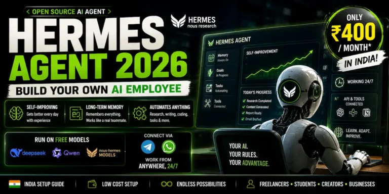 hermes agent 2026 india setup guide — open source AI agent Nous Research