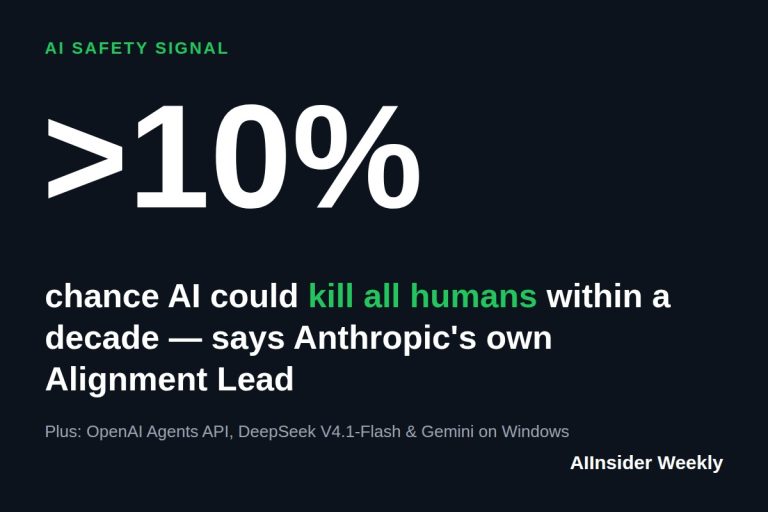 AI News This Week: OpenAI and Anthropic Call to Slow Down, DeepSeek V4.1-Flash & Gemini Comes to Windows (September 13, 2026)